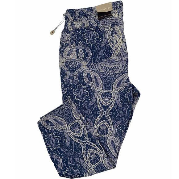NYDJ Chicos LiftxTuck Paisley Jeans Womens 18 Skinny Flawless Contour Denim NWT - Picture 6 of 11